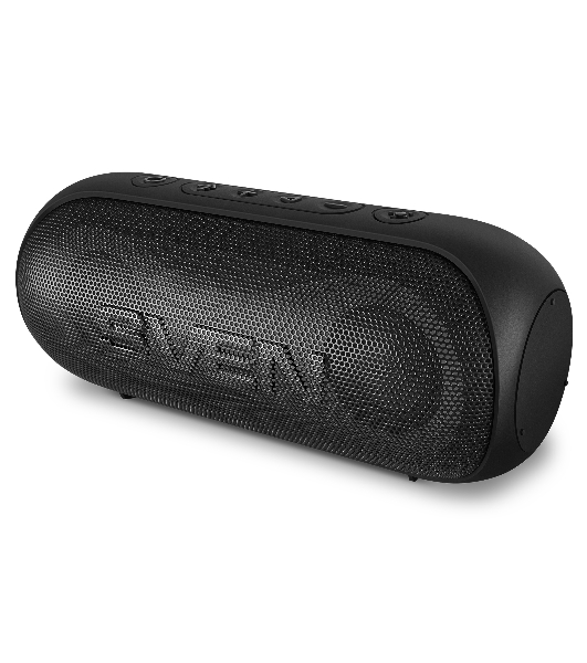 Портативная акустика SVEN PS-165, черный (16 Вт, Waterproof (IPx6), TWS, Bluetooth, microSD, 3000мА*ч)