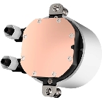 Система охлаждения/ PCCooler DA360 ARGB WH (280W, 360мм, белый, ARGB/ Fans: 3x120мм, 72.1CFM, 33.8dBA, 1800RPM/ Pump height 55мм, 28dBA, 3000RPM, Rad thickness 27мм/ S: 1851, 1700, 1200, 20XX, 115X, AM5, AM4), фото3