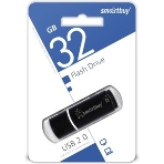 Флешка USB Smartbuy Crown black (SB32GbCRW-K), 32Gb, USB 2.0, R/W 15/5, черный/красный, фото2