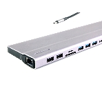 Адаптер VCOM TypeC -->3*USB3.0+2*USB2.0+VGA+RJ45+SD+TF+AUD+HDMI+DP+2*USB3.1 Data+PD, фото22