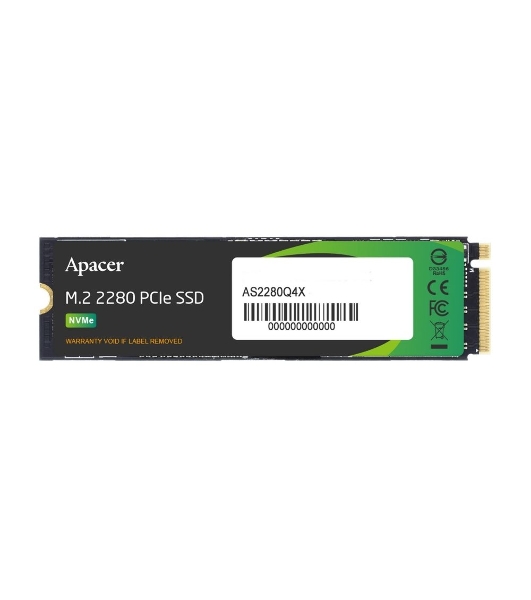 Накопитель SSD Apacer 2Tb, PCIe 4.0 x4, M.2 2280, NVMe, R/W 5000/4400, с радиатором