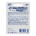 Батарейки Maunfeld PRO Long Life Alkaline ААА(LR03) MBLR03-BL4, блистер 4 шт., фото2