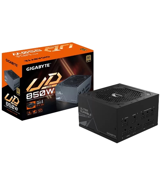 Блок питания Gigabyte UD850GM PG5 V2 GP-UD850GM PG5 850W, 80Plus, Gold, Полностью модульный, PCIe Gen 5.0 compatible 28200-U85GP-2EUR
