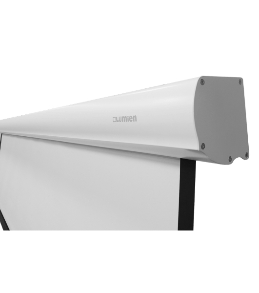 Экран с электроприводом Lumien Master Business Control LMBC-100109 275х412 см, (раб.область 240х384 см) (178') Matte White, черная кайма по периметру, верх.кайма 15 см, цвет корпуса белый 16:10. В комплекте триггер., RS232, IR, RF управл.