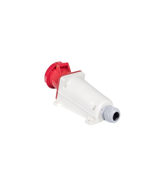 Розетка стационарная наружная EKF 134 ps-134-63-380 63А 380 В 3P+РЕ IP67