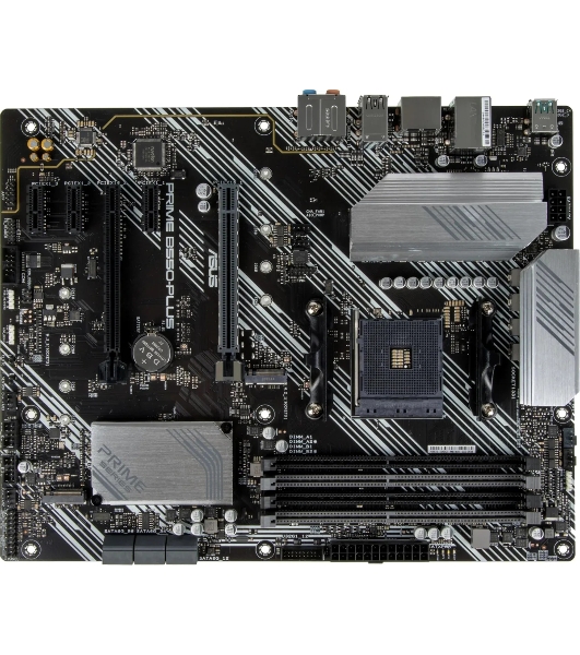 Материнская плата ASUS PRIME B550-PLUS, AM4, AMD B550, 4xDDR4, 6xSATA, 2xM.2, 1xPCIe 3.0 x16, 1xPCIe 4.0 x16, 3xPCIe x1, 1xDP, 1xHDMI, 1x 1Gb LAN, 1xUSB 3.2 Gen 2, 4xUSB 3.2 Gen 1, 2xUSB 2.0, 5x3.5 мм, 7.1, ATX