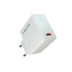 Сетевое зарядное устройство MORE CHOICE (4610196408632) NC60 1USB-C 3.0A PD 20W быстрая зарядка белый, фото 1