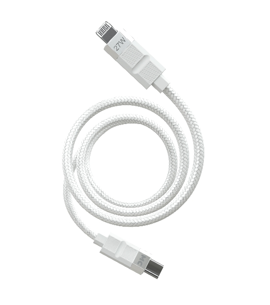 Дата-кабель MORE CHOICE (4620202555045) K87ia USB 3.0A PD 27W для Lightning ng 8-pin Type-C - 1м, белый
