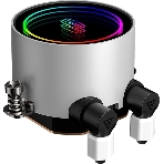 Система охлаждения/ PCCooler DA360 ARGB WH (280W, 360мм, белый, ARGB/ Fans: 3x120мм, 72.1CFM, 33.8dBA, 1800RPM/ Pump height 55мм, 28dBA, 3000RPM, Rad thickness 27мм/ S: 1851, 1700, 1200, 20XX, 115X, AM5, AM4), фото4
