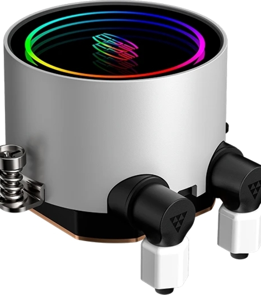 Система охлаждения/ PCCooler DA360 ARGB WH (280W, 360мм, белый, ARGB/ Fans: 3x120мм, 72.1CFM, 33.8dBA, 1800RPM/ Pump height 55мм, 28dBA, 3000RPM, Rad thickness 27мм/ S: 1851, 1700, 1200, 20XX, 115X, AM5, AM4)