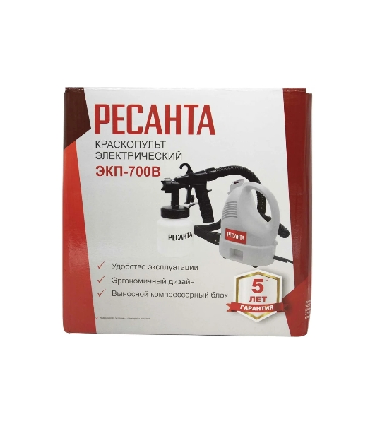 Краскопульт электрический Ресанта ЭКП-700В 75/17/2