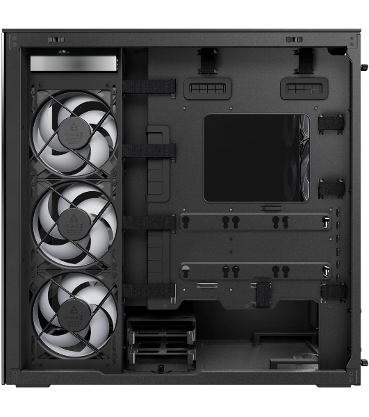 Компьютерный корпус Arctic Cooling ARCTIC Xtender VG (Mirror Black) арт. ACPCC00019A