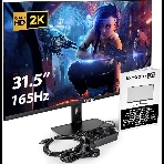 Монитор 31.5' ExeGate Combat EG3207TA IPS 2560x1440, 165 Гц, 1 мс, 16:9, 300 кд/м², 2xHDMI 2.0, DP, USB, 3.5 Jack, динамики (2x3 Вт), HDR10, FreeSync, черный, фото2