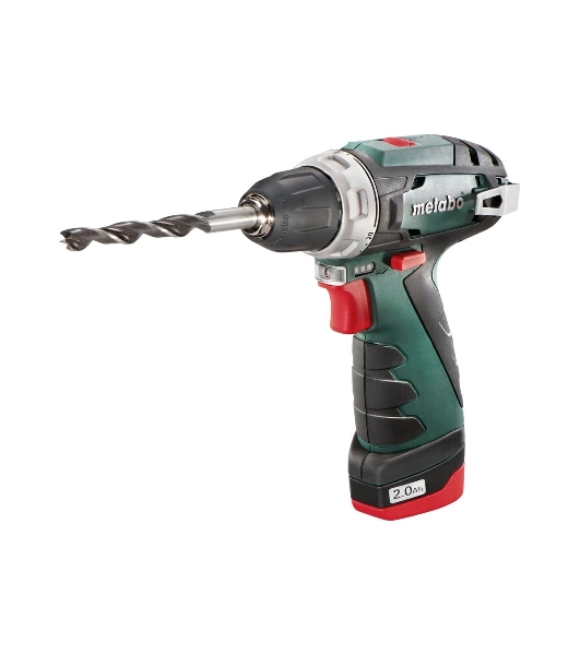 Дрель-шуруповерт Metabo PowerMaxx BS, 12 В, 2 Ач, 34 Нм, щеточный