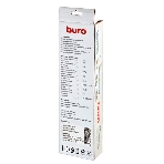 Сетевой фильтр Buro 600SH-16-5-B 5 м, 6 розеток, черный, коробка, фото5