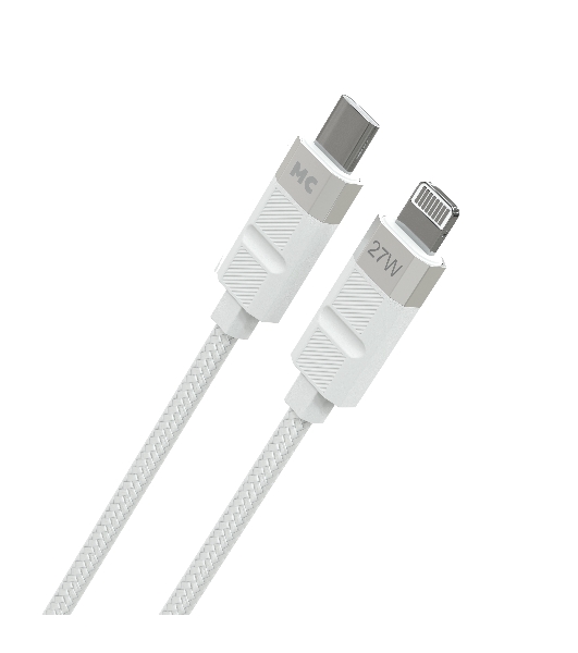 Дата-кабель MORE CHOICE (4620202555045) K87ia USB 3.0A PD 27W для Lightning ng 8-pin Type-C - 1м, белый