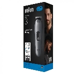 Триммер Braun AIO3500 серый (насадок в компл:3шт), фото3