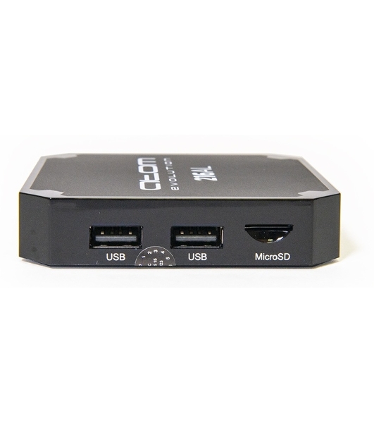 Приставка Смарт ТВ ATOM-216AL (Android TV Box), Allwinner H313, 2/16Gb, АTOMevolution