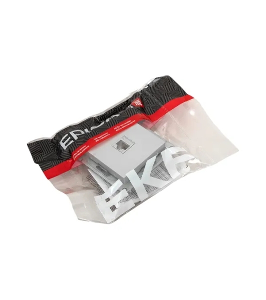 Механизм розетки RJ45 (cat5) EKF UP1-SOA-RJ45-5 алюминий Эпика