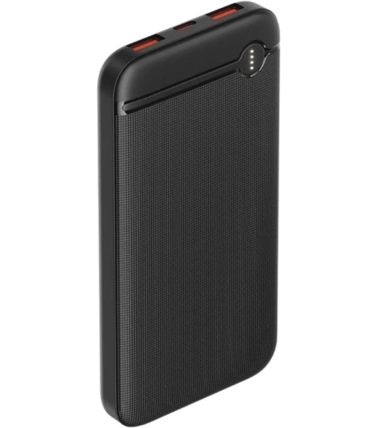 Портативный аккумулятор OLMIO P-10, 10000mAh, 20W, QuickCharge3.0/PowerDelivery, черный