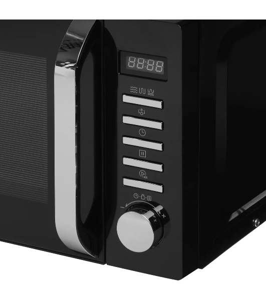 Микроволновая печь Haier HMB-DG208BA черный, 20 л, 800 Вт, переключатели - кнопки, поворотный механизм