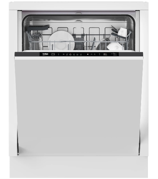 Встраиваемая посудомоечная машина Beko BDIN16420, белый, 59.8 см, 14 компл., 48 дБ, класс A