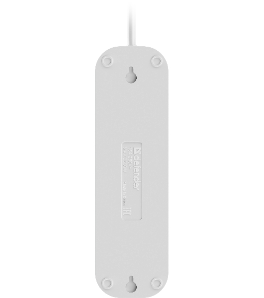 Удлинитель с заземлением Defender R340 16 А, 3 м, заземление