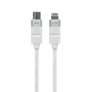 Дата-кабель MORE CHOICE (4620202555045) K87ia USB 3.0A PD 27W для Lightning ng 8-pin Type-C - 1м, белый
