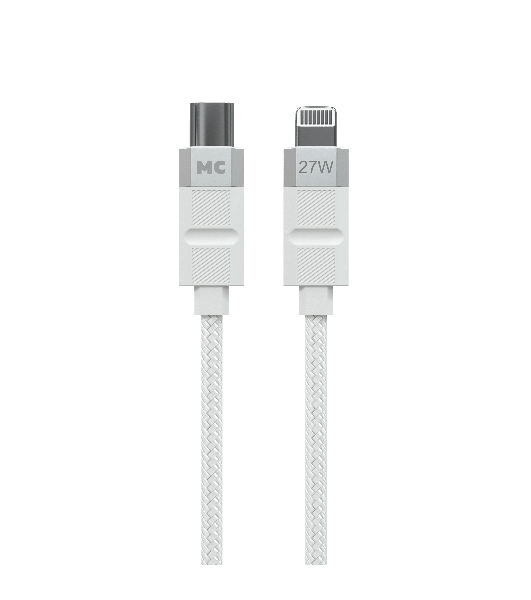 Дата-кабель MORE CHOICE (4620202555045) K87ia USB 3.0A PD 27W для Lightning ng 8-pin Type-C - 1м, белый
