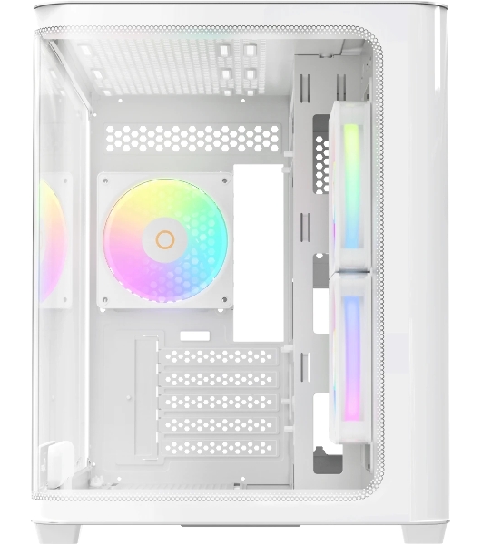 Компьютерный корпус Ocypus Iota C50 WH Curve ARGB Digital (Iota-C50-WHD300CD-GL)
