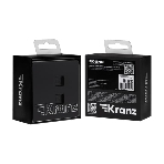 Розетка Kranz ROUND компьютерная двойная RJ45+RJ45 кат6 с/у оникс, фото4