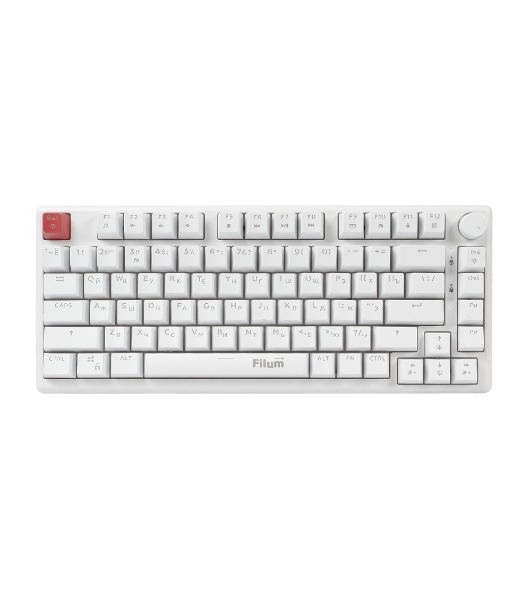 Клавиатура Filum FL-GKBM15 проводная, USB Type-C, белый