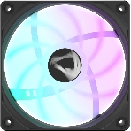 Вентилятор для корпуса Formula PA120R Reverse ARGB 120х120x25 черный 4-pin 28.8дБ (PA120R BLACK) Ret, фото5