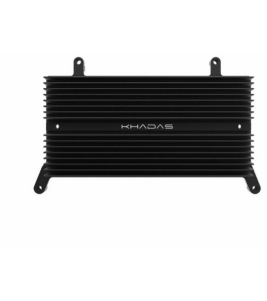 Радиатор Khadas Passive VIM Heatsink designed for VIM1/2/3/3L, Edge-V, Aluminum, черный, VIMs Thermal Pad