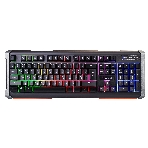 Клавиатура Oklick 717G Black Death проводная, USB Type-A, чёрный/серый, фото 1