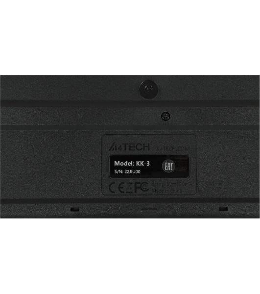 Клавиатура проводная A4Tech KR-3, USB, черный