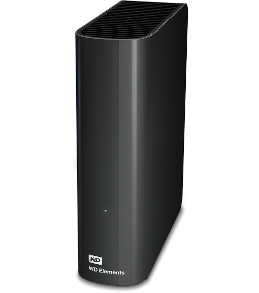 Внешний жесткий диск Western Digital WDBWLG0200HBK-EESN Elements Desktop, 20Tb, 3.5', USB 3.0, Черный