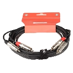 Кабель аудио FORCE FLC-20/32xRCA (M) - 2xRCA (M), стерео, используется для подключения бытовых и DJ аудио устройств к микшерам, диаметр 4,8 мм, металлические разъемы, длина 3 м, фото4