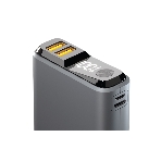 Портативный аккумулятор OLMIO QS-10, 10000mAh, 22.5W QuickCharge3.0/PowerDelivery, LCD, темно-серый, фото3