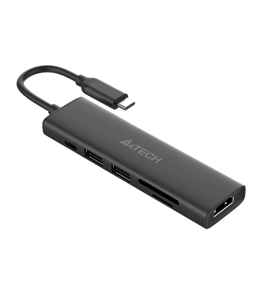 USB-концентратор A4Tech DST-60C, USB Type-C, USB/HDMI/SD, USB Type-C