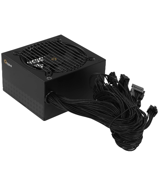 Блок питания 650W Ocypus Gaммa P650 BK (ATX, 80 PLUS, APFC, 20+4 pin, 120мм fan, PCI-E 6+2Px4, 6xSATA) (Gaммa-P650-W1HDBK024X-EU)