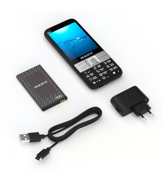 Мобильный телефон Maxvi B33 черный