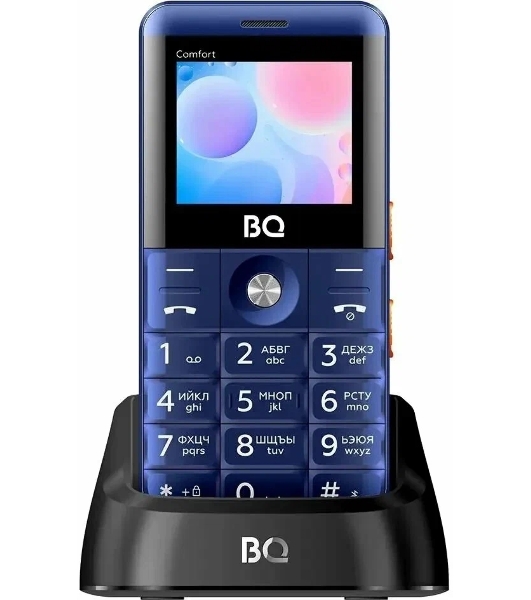Мобильный телефон BQ 2006 Comfort синий/черный