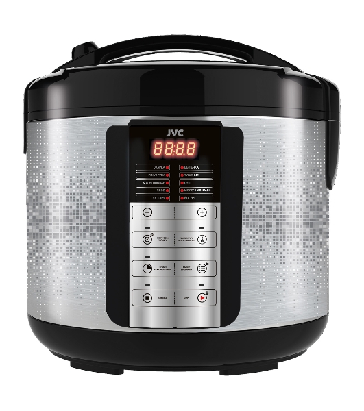 Мультиварка JVC JK-MC500 5 л, 860 Вт, серебристый с черным