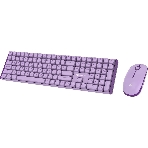 Комплект клавиатура+мышь AULA AC306 беспроводной, USB, 1600 DPI, сиреневый, фото3