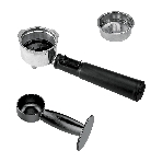 Кофеварка рожковая BBK BCM1500 черный/нержавеющая сталь, исп. кофе - молотый, 1.8 л, 1200 Вт, 20 бар, фото4