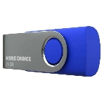 Флешка USB More Choice MF64-4 Blue (4610196407659), 64Gb, USB 2.0, R/W 15/6, синий, фото2