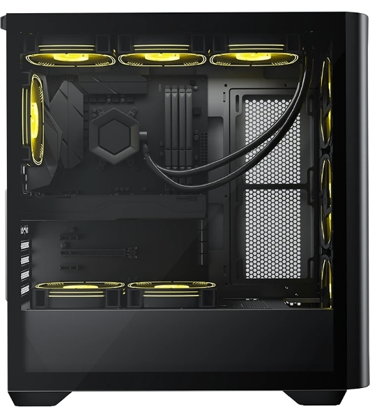 Корпус Formula Air Power G3 Plus Black, Mini-Tower, чёрный, 3 x 120 мм