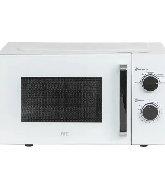 Микроволновая печь JVC JK-MW149M белый, 20 л, 700 Вт, переключатели - поворотный механизм