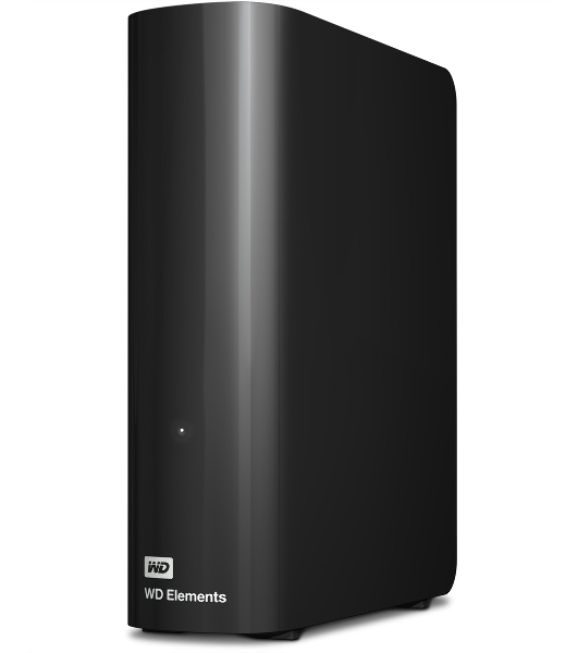 Внешний жесткий диск Western Digital WDBWLG0200HBK-EESN Elements Desktop, 20Tb, 3.5', USB 3.0, Черный